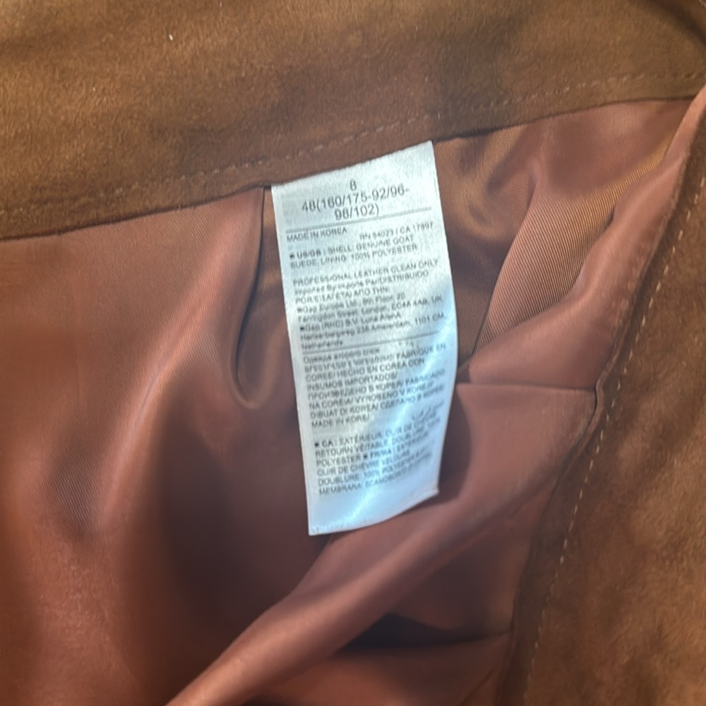 Banana Republic Suede Bermuda Shorts Size 8 - Picture 5 of 5